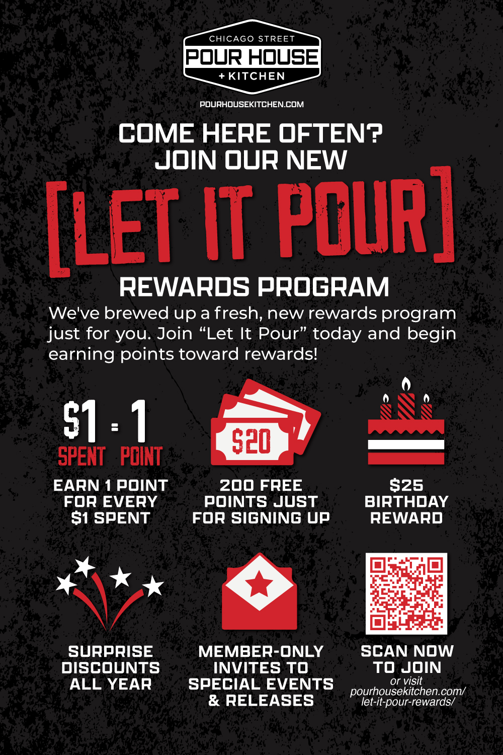 Let It Pour Rewards - Chicago Street Pour House