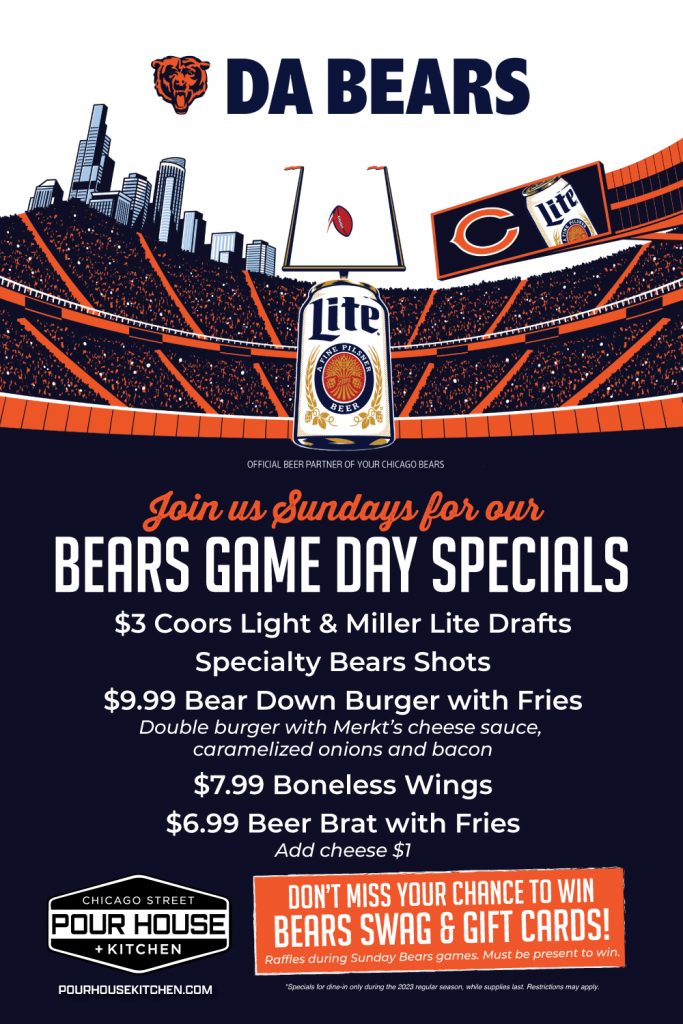 Chicago Bears Football Gameday Specials